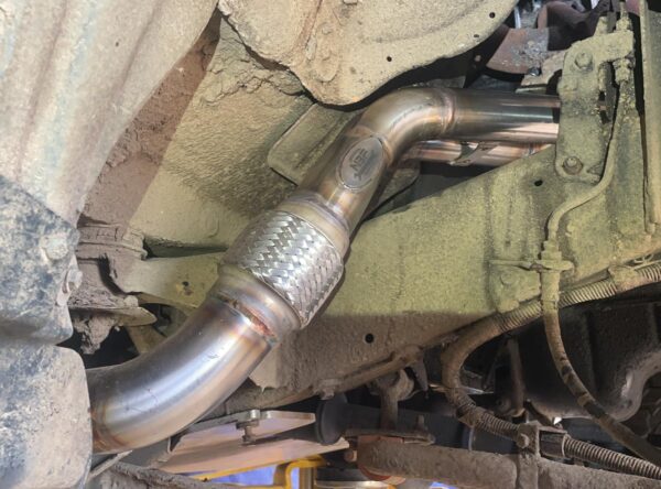 Land Cruiser 80 Series (4.5 Petrol) NBF 2"-2.5" High-Flow Stainless Exhaust - Image 3